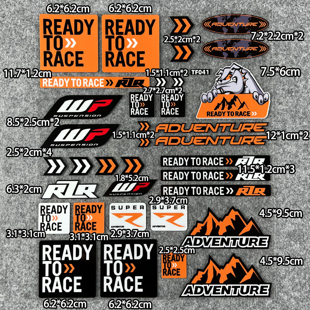 Reflective Motorcycle Motocross Decals Waterproof Sticker For KTM RC8 Duke 200 250 390 690 790 890 990 1050 1090 1190 1290 ADV