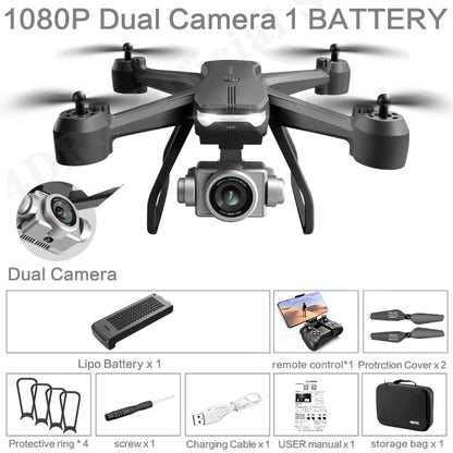 V14 Drone 4k profession HD Wide Angle Camera 1080P WiFi Fpv Drone Dual Camera Height Keep Drones Camera Helicopter Toys