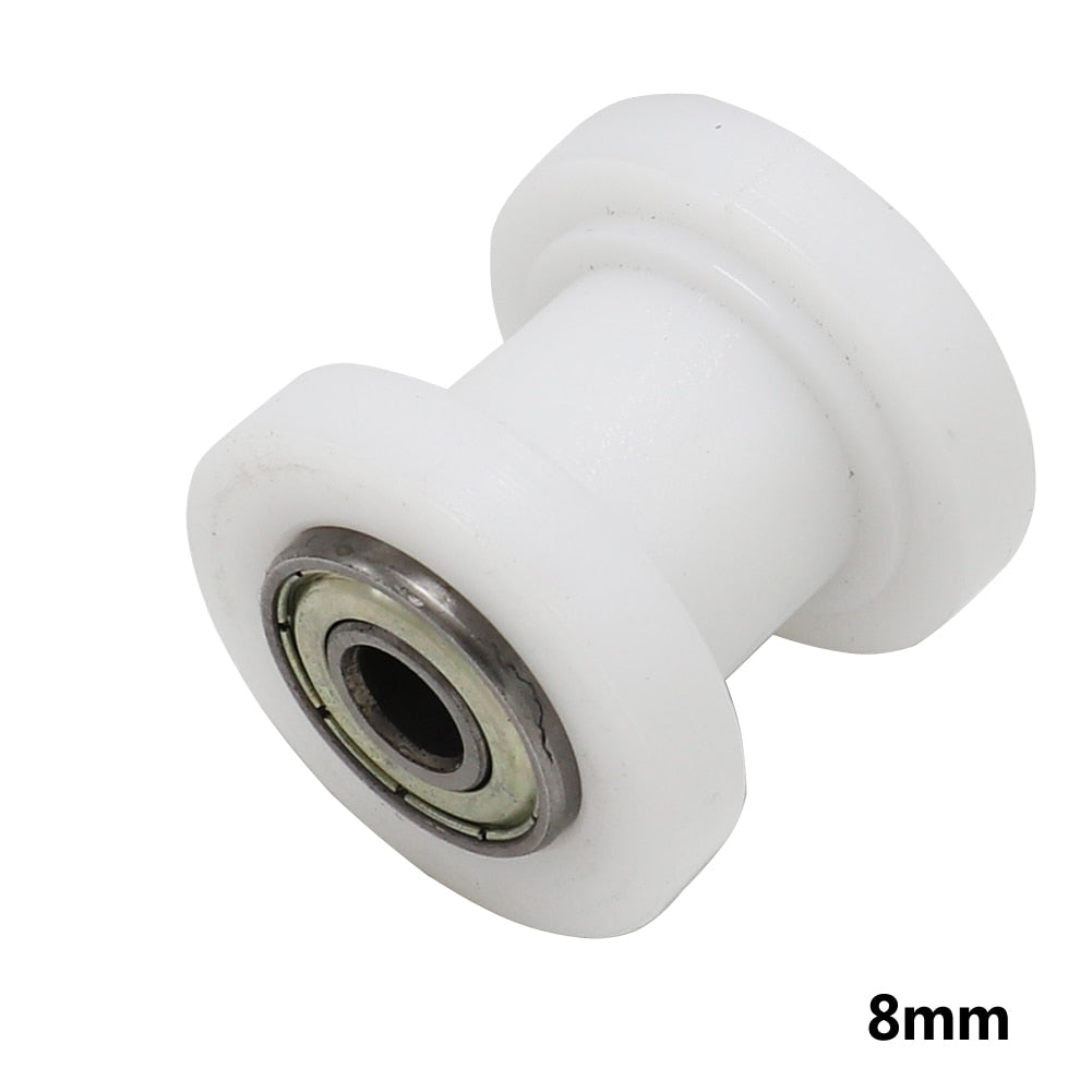 8/10mm Drive Chain Roller Pulley Wheel Slider Tensioner Wheel Guide For Enduro Motorcycle Motocross PIT Dirt Bike ATV CRF CR XR