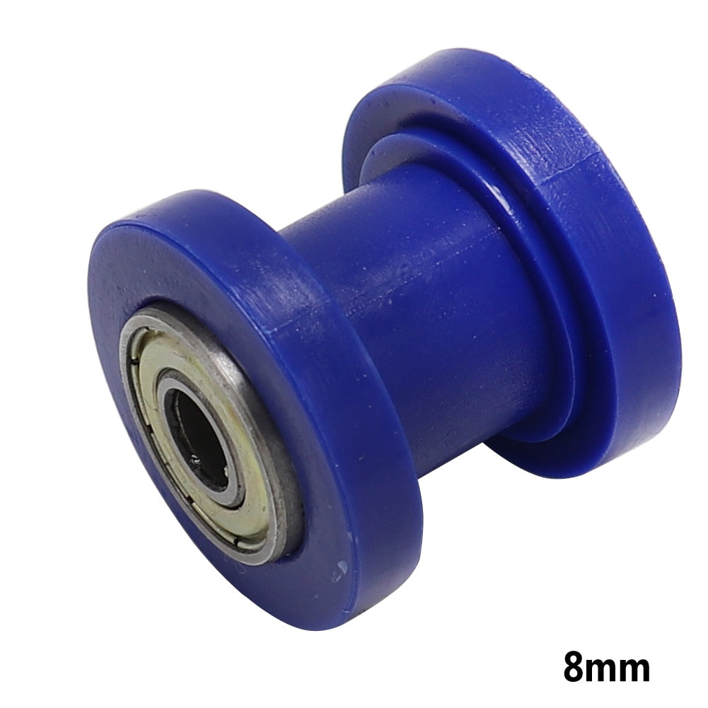 8/10mm Drive Chain Roller Pulley Wheel Slider Tensioner Wheel Guide For Enduro Motorcycle Motocross PIT Dirt Bike ATV CRF CR XR