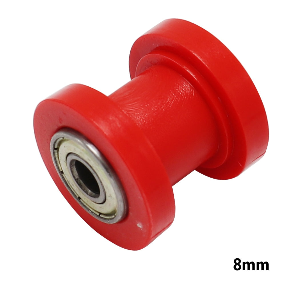 8/10mm Drive Chain Roller Pulley Wheel Slider Tensioner Wheel Guide For Enduro Motorcycle Motocross PIT Dirt Bike ATV CRF CR XR