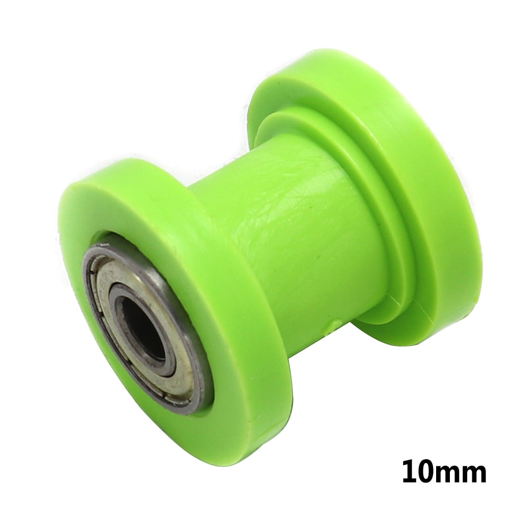 8/10mm Drive Chain Roller Pulley Wheel Slider Tensioner Wheel Guide For Enduro Motorcycle Motocross PIT Dirt Bike ATV CRF CR XR