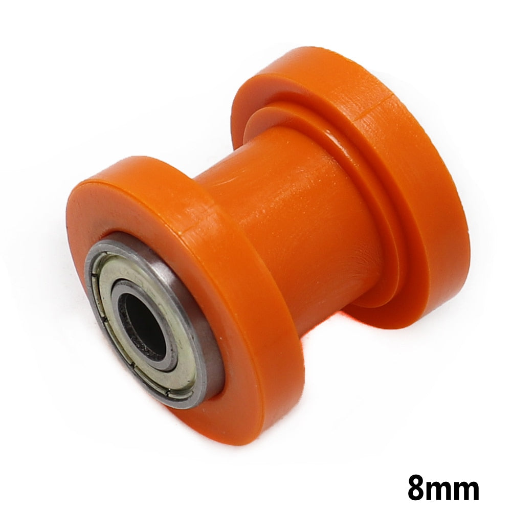 8/10mm Drive Chain Roller Pulley Wheel Slider Tensioner Wheel Guide For Enduro Motorcycle Motocross PIT Dirt Bike ATV CRF CR XR