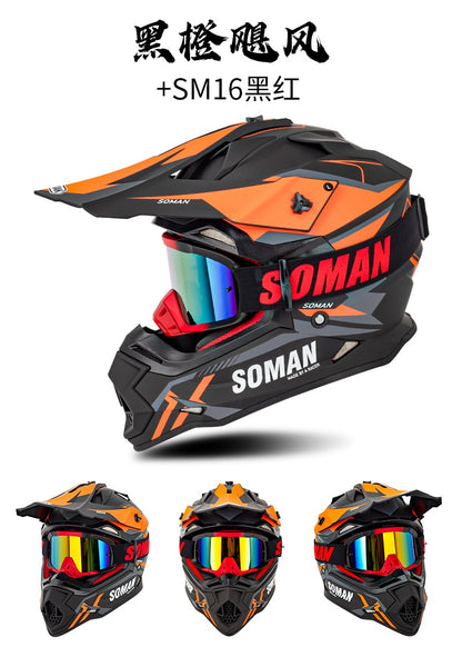 Cască Enduro SOMAN Motocross/ATV/UTV/Downhill