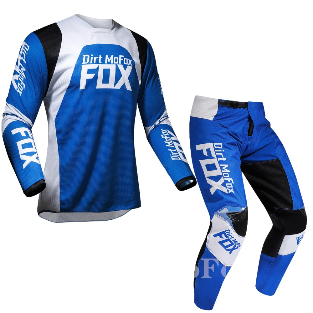 Motocross Racing Dirt MoFox Gear Set Mach For MTB MX ATV Jersey Pants Mountain Bicycle Offroad Mens Kits Motorbike Suit