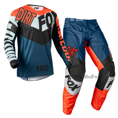 Motocross Racing Dirt MoFox Gear Set Mach For MTB MX ATV Jersey Pants Mountain Bicycle Offroad Mens Kits Motorbike Suit