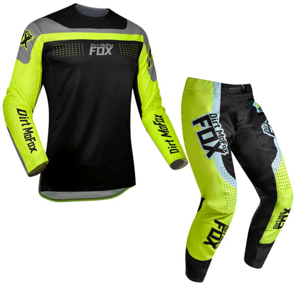 Motocross Racing Dirt MoFox Gear Set Mach For MTB MX ATV Jersey Pants Mountain Bicycle Offroad Mens Kits Motorbike Suit