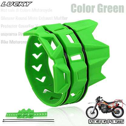 Universal Exhaust Protection Cover Motorcycle Exhaust Muffler Silencer Protector Guard For KTM SX EXC Motocross Dirt Pit Bike