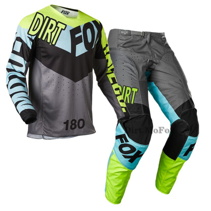 Motocross Racing Dirt MoFox Gear Set Mach For MTB MX ATV Jersey Pants Mountain Bicycle Offroad Mens Kits Motorbike Suit