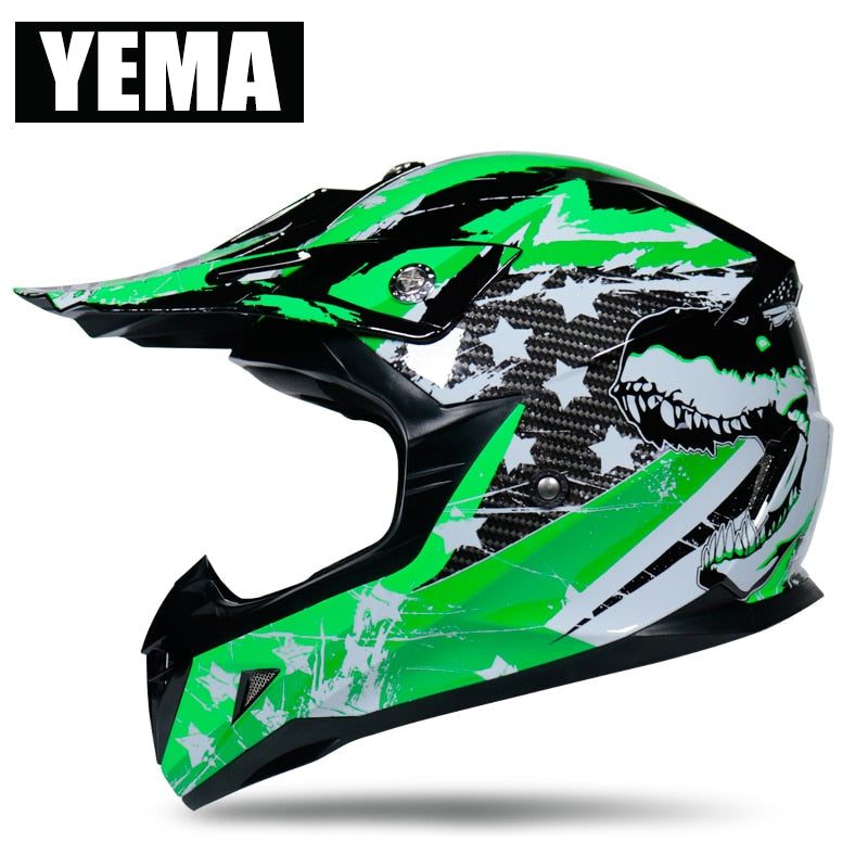 Send 3 pieces gift motorcycle helmet children off-road helmet bike downhill AM DH cross helmet capacete motocross casco