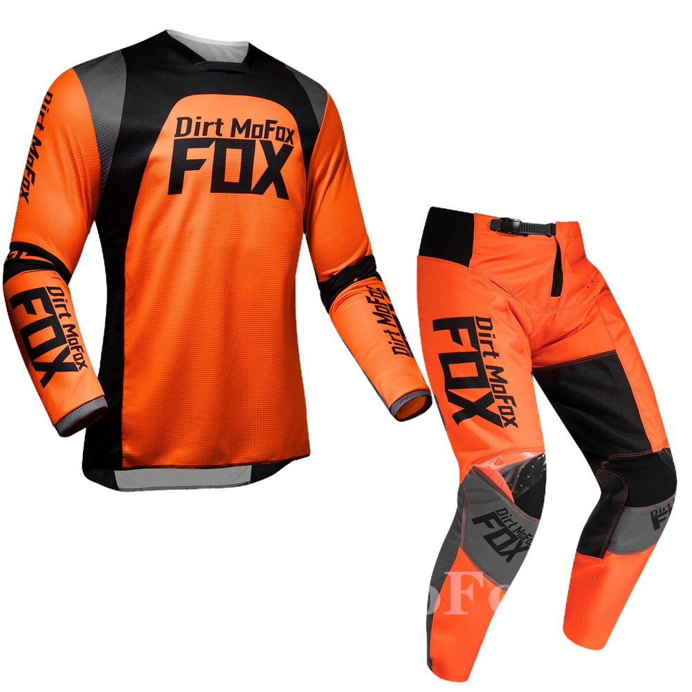 Motocross Racing Dirt MoFox Gear Set Mach For MTB MX ATV Jersey Pants Mountain Bicycle Offroad Mens Kits Motorbike Suit