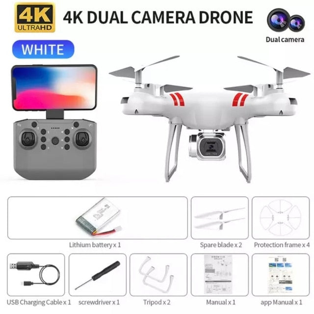 New KY101 Drone HD WIFI Transmission GPS Fpv Drones Air Pressure Fixed Height Four-axis Aircraft