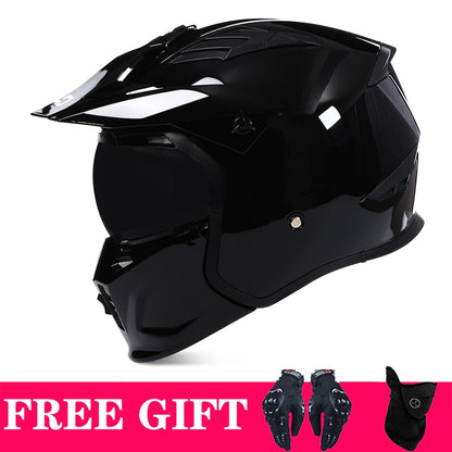 Streetfighter Modular Motorcycle Helmet Full Face Racing AM DH Cross Helmet Detachable Chin Motorbike Helmet Casco De Moto DOT