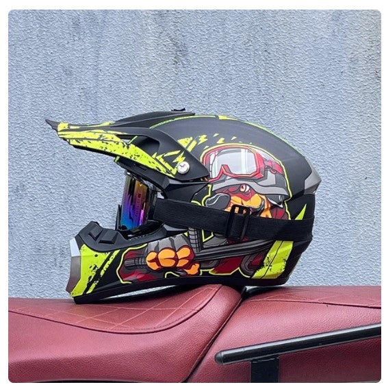 Casca Motocross ATV Downhill + Ochelari