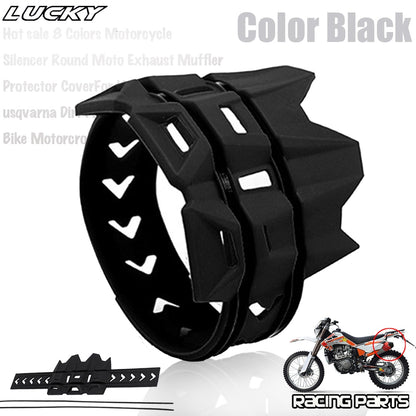 Universal Exhaust Protection Cover Motorcycle Exhaust Muffler Silencer Protector Guard For KTM SX EXC Motocross Dirt Pit Bike