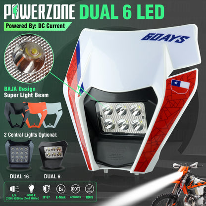 Masca Far PowerZone KTM EXC SXF