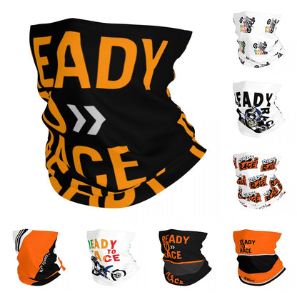 Ready To Race Classic Bandana Neck Cover Printed Motocross Bitumen Bike Life Mask Scarf Multi-use BalaclavasCycling Unisex Adult